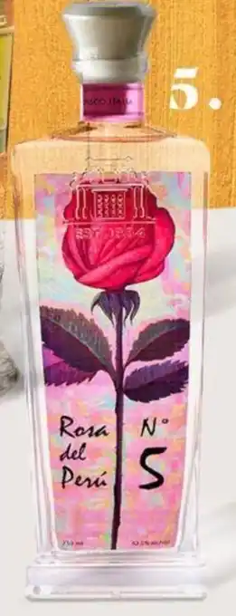 Wong Pisco Portón Rosa Del Perú 700ml oferta