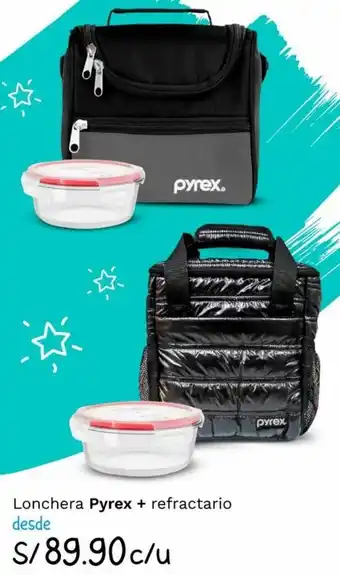 Wong Lonchera Pyner + Refractario oferta