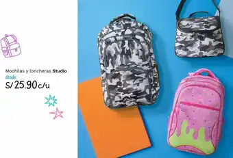 Wong Mochilas y Loncheras Studio oferta