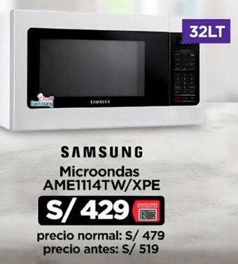 Ripley Samsung Microondas 32L oferta