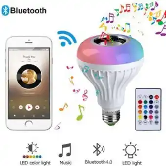 Linio Foco led rgb 220v parlante bluetooth con... oferta