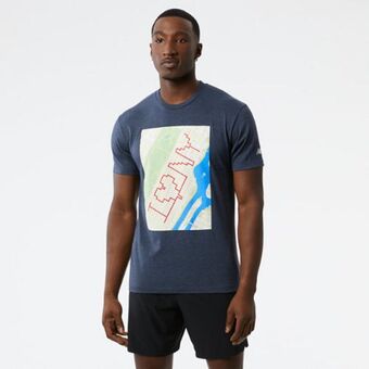 New Balance Run for life boroughs graphic short sleeve men oferta
