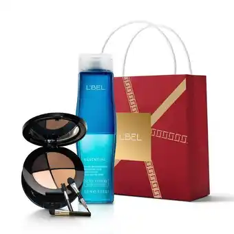 L'Bel Set estuche perfeccionador de cejas y ojos, loción demaquilladora y bolsa de regalo oferta
