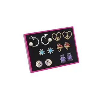 Cyzone Estuche de aretes love & peace x6 oferta