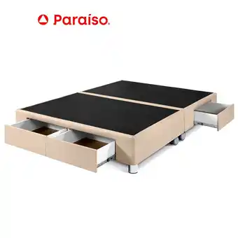 Tottus Box tarima cajones king champagne oferta