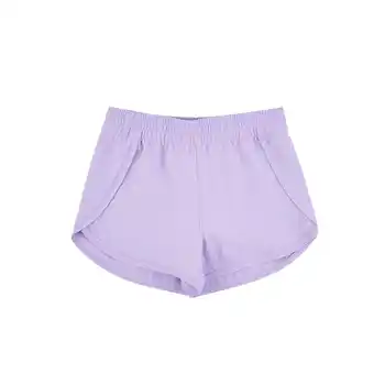 Tottus Short deportivo retro niña lavanda 10 oferta