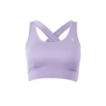 Tottus Top deportivo seamless mujer s/m lila oferta