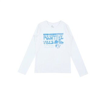 Polo estampado ml teens blanco 16