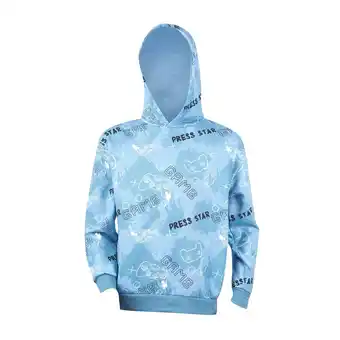Tottus Sudadera print teens azul verdoso 14 oferta