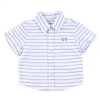 Tottus Camisa bordado bebe 6m celeste oferta