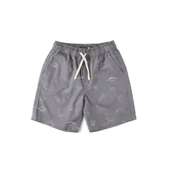 Tottus Short full print niño 3 gris oscuro oferta