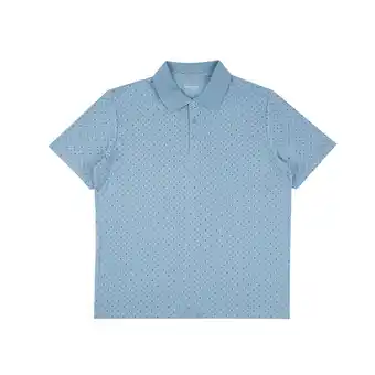 Tottus Polo box full print hombre m glacial oferta