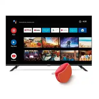 Hiraoka Televisor miray led 4k uhd smart 50" mk50-t1002bt + parlante portátil c/ bluetooth miray pmbt-53r oferta