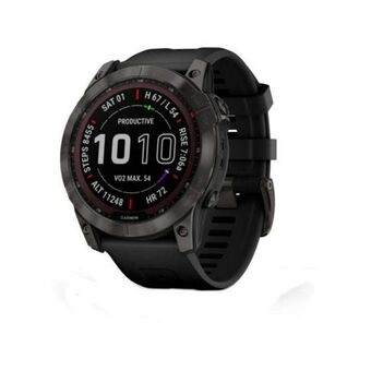 Hiraoka Reloj deportivo smart garmin - fenix 7x zafiro solar gris carbon dlc titanio oferta