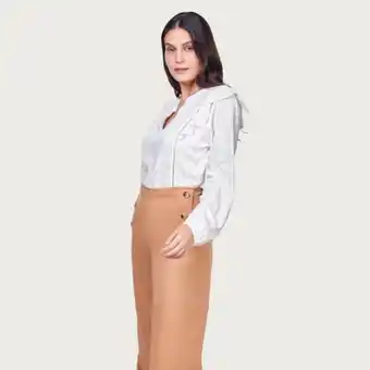 Fina Perú Blusa delfina hueso oferta