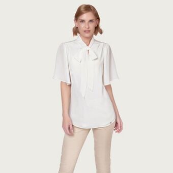 Fina Perú Blusa gabriela hueso oferta