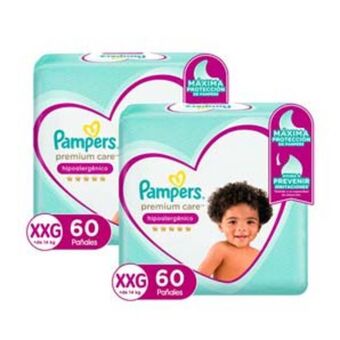 Mifarma Pack pañales pampers premium care talla xxg 2 unidades oferta