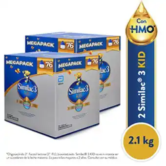 InkaFarma Pack similac 3 pro sensitive 2 kg 2 unidades oferta