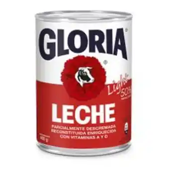 Metro Gloria leche light 400g oferta