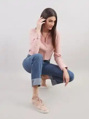 Michelle Belau Blusa manga larga bl91224vie oferta