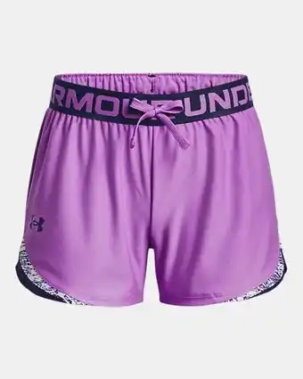 Under Armour Girls' ua play up tri-color shorts oferta
