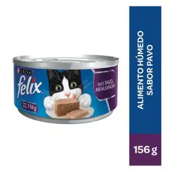 Maestro Comida húmeda para gatos felix adultos sabor pavo 156 g - lata 156 g oferta