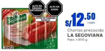 Makro La Segoviana Chorizo Precocido 500g oferta