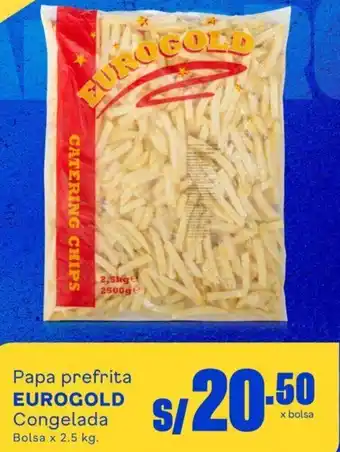 Makro Papa Prefrita Eurogold Congelada 2,5kg oferta