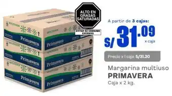 Makro Primavera Margarina Multiuso 2kg oferta
