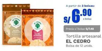 Makro El Cedro Tortilla Artesanal 12 unids oferta