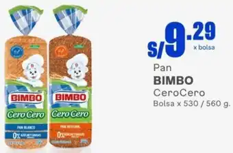 Makro Bimbo Pan CeroCero 530/560g oferta
