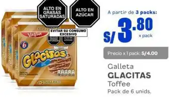 Makro Glacitas Galletas Toffee 6unids oferta