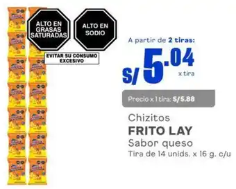 Makro Frito  Lay Chizitos Sabor Queso 14unids x 16g c/u oferta