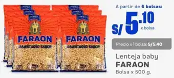 Makro Faraon Lenteja Baby 500g oferta