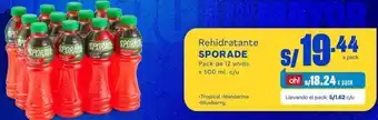 Makro Sporade Rehidratante Pack de 12unids x 500ml oferta