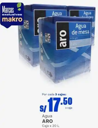 Makro Aro Agua 20L oferta