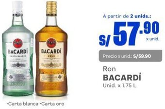 Bacardí Ron 1,75L