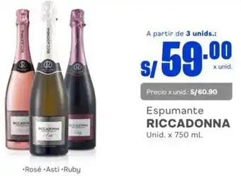 Makro Riccadonna Espumante 750ml oferta
