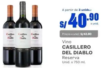 Makro Vino Casillero Del Diablo Reserva 750ml oferta