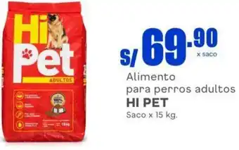 Makro Hi Pet Adultos 15kg oferta