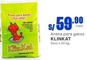 Makro Klinkat Arena para Gatos 20kg oferta