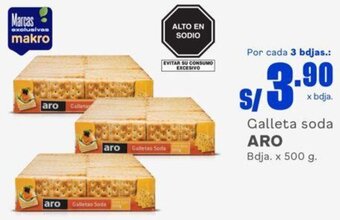 Makro Aro Galleta Soda 500g oferta