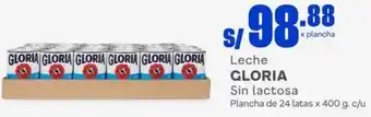 Makro Gloria Leche Sin Lactosa 24 Latas c 400g c/u oferta