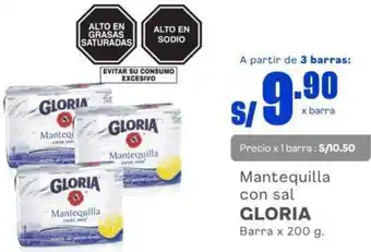 Makro Gloria Mantequilla con Sal 200g oferta