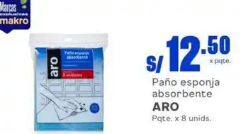 Makro Aro Paño Enponja Absorbente 8 unids oferta