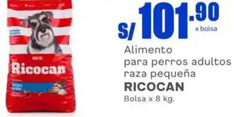 Makro Ricocan Alimento para Perros Adultos Raza Pequeña 8kg oferta