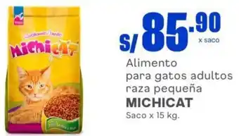 Makro Michicat Alimento para Gatos Adultos Raza Pequeña 15kg oferta