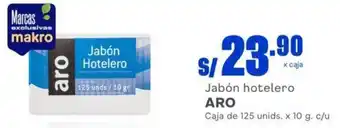 Makro Aro Jabón Hotelero 125unids x 10g c/u oferta