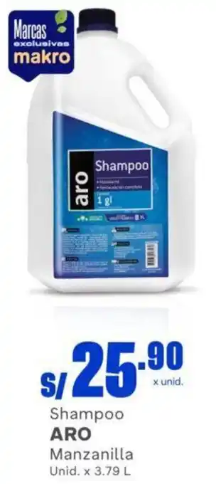 Makro Aro Shampoo Manzanilla 3,79L oferta