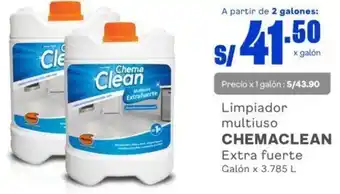 Makro Chemaclean Limpiador Multiuso Extra Fuerte 3,785L oferta